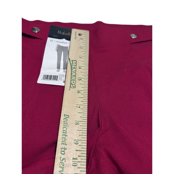 Rafaella Comfort Slim Ankle Chilipepper Red Slip On Pants Size 12 NWT - Picture 9 of 12